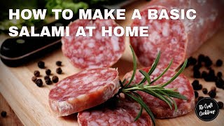 How to make a Simple Salami at home  EASY FOOLPROOF RECIPE [upl. by Adnav982]