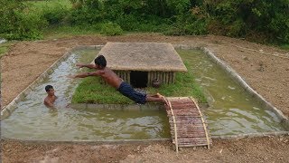 Build Swimming Pool Around Underground House [upl. by Soni262]