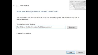 Create a Shortcut to Any Windows Setting With Rundll32 Commands [upl. by Luapnaej]