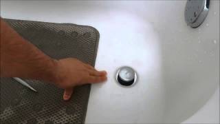 How To Replace A Bathtub Drain Stopper Toe Touch [upl. by Yesdnik]