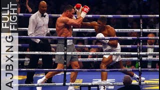 Full Fight  Anthony Joshua Vs Wladimir Klitschko TKO [upl. by Ulane]