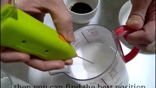 How To Make Latte Art with Mini Milk Frother [upl. by Downing557]