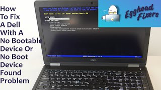 How To Fix A Dell With A No Bootable Device Or No Boot Device Found Problem by Certified Technician [upl. by Itnaihc140]