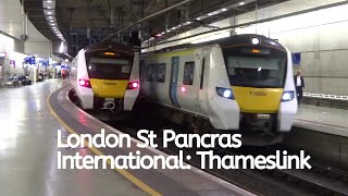 Thameslink at London St Pancras International [upl. by Naujed]