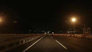 ASMR Highway Driving at Night No Talking No Music  Busan to Seoul Korea [upl. by Ariajay422]