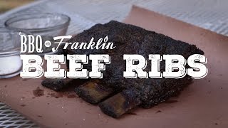 BBQ with Franklin Beef Ribs [upl. by Ellesij]