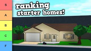 Ranking Every Bloxburg Starter House [upl. by Jardena520]