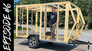 How to Build a Travel Trailer  DIY Guide to Installing the Floor and Framing [upl. by Hairahs]