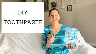 Organic Toothpaste Recipe  FAST amp EASY HOMEMADE DIY  Bumblebee Apothecary [upl. by Aidua]