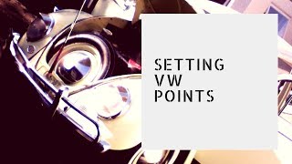 Setting the Point Gap in a VW Distributor [upl. by Erastatus689]