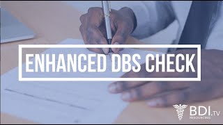 DBS Checks for NHS Jobs  BDI Resourcing [upl. by Gillead]