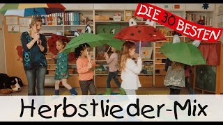 Herbstlieder KinderliederMix  Singen Tanzen und Bewegen [upl. by Ylicec]