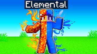 Playing as an ELEMENTAL in Minecraft [upl. by Veejar]