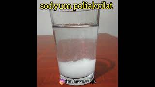 🧪SODYUM POLİAKRİLAT🧪 [upl. by Talbot]