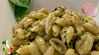 Authentic pesto  6 ingredients Real Italian recipe [upl. by Algar]