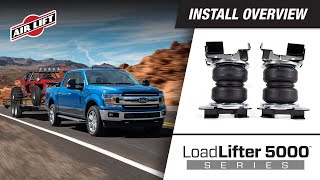 Air Lift Install 201519 Ford F150  LoadLifter 5000 [upl. by Arahd]