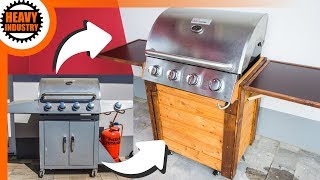 Barbecue Gas Grill aufarbeiten und selber bauen Teil 1 [upl. by Petite767]