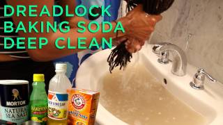 Dreadlocks Baking Soda Deep Clean TutorialReview [upl. by Adnara]