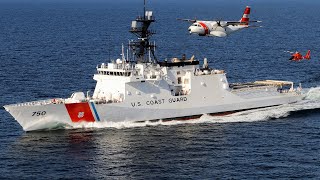 The largest combat cutter in the world US Coast Guard Legendclass cutter [upl. by Nos]