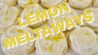 LEMON MELTAWAY COOKIES  DIY for Beginners [upl. by Shawnee932]