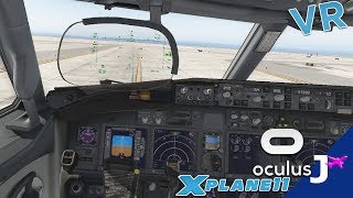 XPlane 11 Virtual Reality VR  Winter Denver Departure [upl. by Atwekk445]