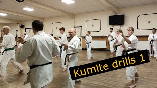 Kumite drills 1 [upl. by Alimac93]