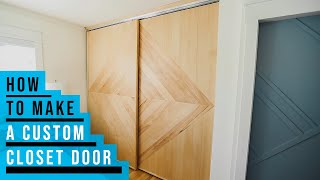 How To Make Custom Sliding Closet Doors [upl. by Schnurr967]