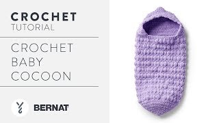 Crochet Baby Cocoon Tutorial by Bhooked Crochet [upl. by Alston]