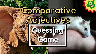 Comparative Adjectives Game  ESL Guessing Game [upl. by Amalita]