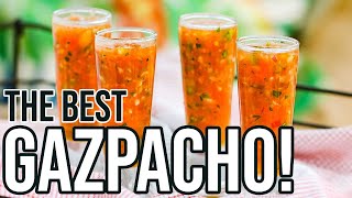 GAZPACHO Easy No Cook Recipe [upl. by Rehpotirhc]