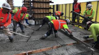 Highrise Concrete Pour in Seattle [upl. by Anotyal]