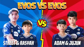 KAK STREET amp RASYAH VS ADAM amp JUJUN KOMBOKOMBO EVOS [upl. by Bertsche]