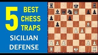 Sicilian Defense TRAPS For White ALL Variations [upl. by Euqcaj]