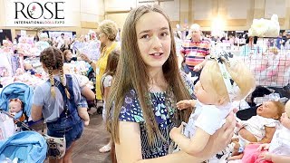 Reborn Shopping at Rose Doll Show 2019 Our First Day Shopping for Reborn Babies  Day 2 [upl. by Ynohtnanhoj]