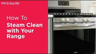 How To Use Steam Clean With Your Range [upl. by Avehsile152]