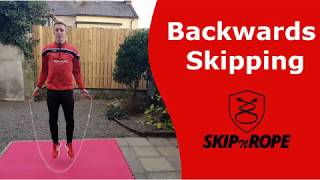 SKIPnROPE  How to do Backwards Skipping [upl. by Celeski858]