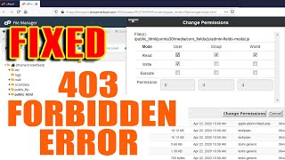 How to Fix The 403 Forbidden Error Step by Step ☑️ [upl. by Drawyeh]