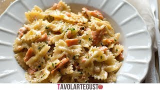 FARFALLE AL SALMONE Ricetta Facile e Trucchi per un risultato perfetto [upl. by Ahsile]