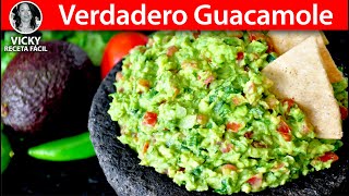 Verdadero Guacamole 🥑 VickyRecetaFacil [upl. by Vicky]