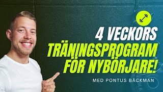 4 veckors träningsprogram för nybörjare [upl. by Weirick823]