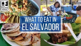 El Salvador What to eat in El Salvador [upl. by Schonthal409]