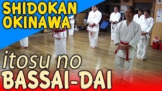 Matsumura no Passai BASSAI DAI  OKINAWA KARATE [upl. by Annaet]