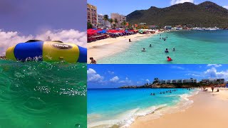 Best Beaches on Sint Maarten Island in the Caribbean Sea [upl. by Cirilo]