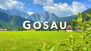 GOSAU AUSTRIA  Walking Tour with Dachstein Glacier View [upl. by Tacye]