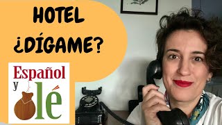 📞CONVERSACIÓN TELEFÓNICA para RESERVAR un HOTEL en Español How to book a hotel room in spanish [upl. by Sucramd384]