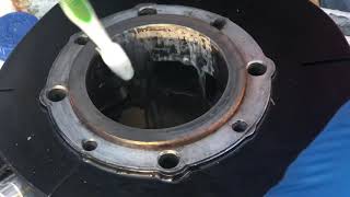 Removing Aluminum from Cylinder Bore using Muriatic Acid [upl. by Alleira]