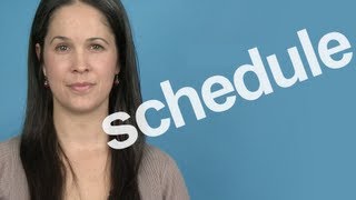 How to Pronounce Schedule  American English [upl. by Mihar]