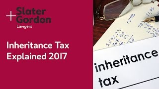 Inheritance Tax Explained 2017 [upl. by Eilyah]