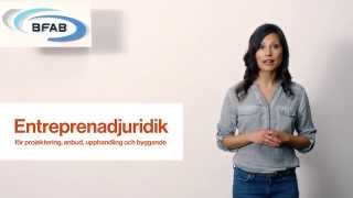 Entreprenadjuridik [upl. by Fair]