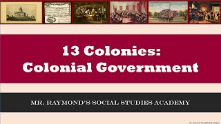 13 Colonies Colonial Governments amp English Influence [upl. by Lynda]